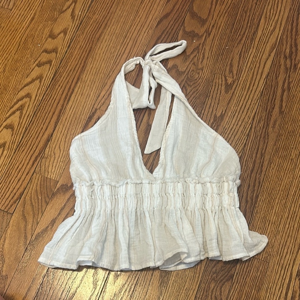 Ocean drive halter tank top